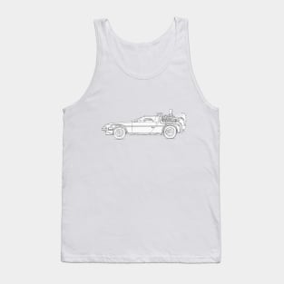 Great Scott! It's a DeLorean! Tank Top